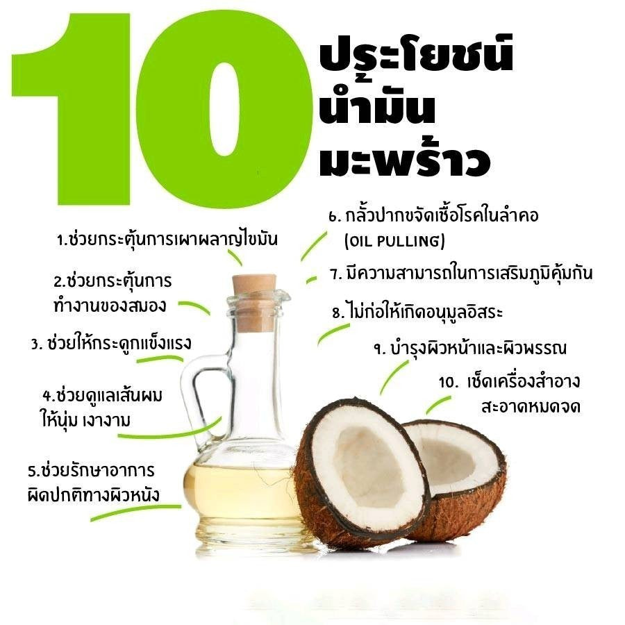 (1ขวด)น้ำมันมะพร้าวสกัดเย็น 100% บรรจุ 255 มล. สุขภาพ